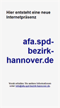 Mobile Screenshot of afa.spd-bezirk-hannover.de